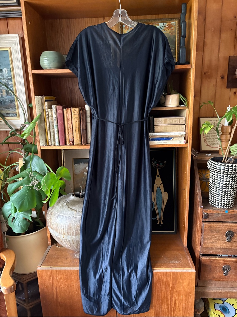 80s VTG Whimsigoth Dress L - Picture 5 of 5